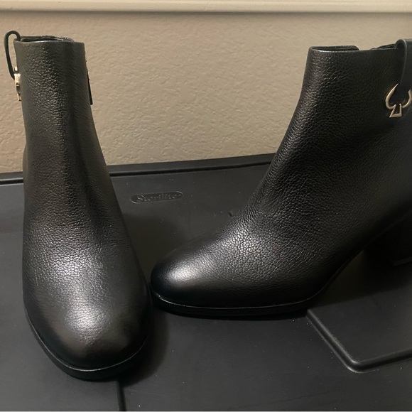 Kate Spade Black Ankle Booties - Picture 2 of 4